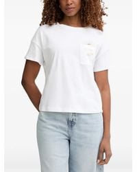 Liu Jo - T-Shirt With Pocket - Lyst