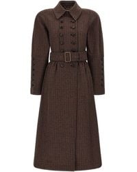 Chloé - Manteau À Boutonnière Croisée - Lyst