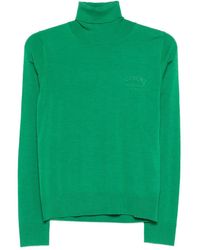 Iceberg - Logo-Embroidered Turtleneck Sweater - Lyst