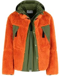 Sacai - Sherpa Jack Met Capuchon - Lyst