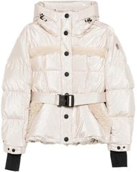 Moncler - Metallic Jack Met Lammy Afwerking - Lyst