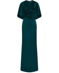 Rebecca Vallance - Ellerie Cape-Detail Maxi Dress - Lyst