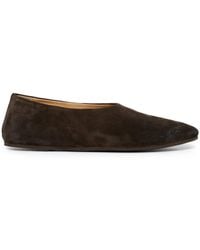 Marsèll - Almond-Toe Suede Loafers - Lyst