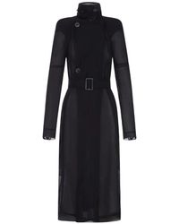 Rick Owens - Maria Organza Trench Coat - Lyst
