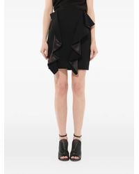 Givenchy - Draped-Panel Pencil Mini Skirt - Lyst