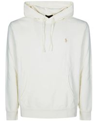 Polo Ralph Lauren - Loopback Logo-Embroidered Drawstring Hoodie - Lyst