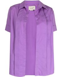 Bambah - Short-Sleeve Cotton Shirt - Lyst