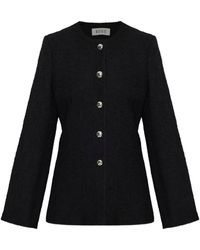 Rohe - Button-Fastening Bouclé Jacket - Lyst