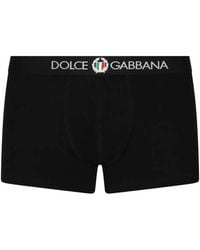 Dolce & Gabbana - Logo Embroidered Boxers - Lyst