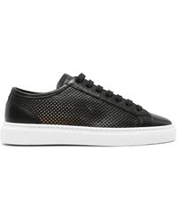 Doucal's - Perforated Leather Sneakers - Lyst