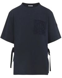 Moncler - Crew Neck Embroidered T-Shirt - Lyst