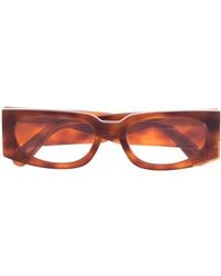 Gcds - Tortoiseshell Rectangular-Frame Sunglasses - Lyst