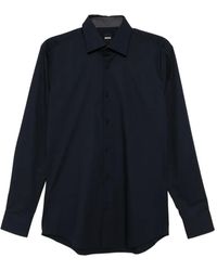BOSS - Easy-Iron Poplin Shirt - Lyst