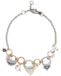 Bimba Y Lola - Chain Necklace And Horse Rings - Lyst
