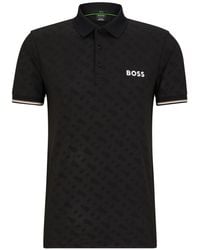 BOSS - X Matteo Berrettini モノグラム ポロシャツ - Lyst