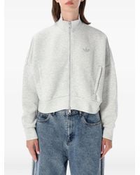 adidas - Pull À Logo Brodé Et Manches Rayées Spacer - Lyst