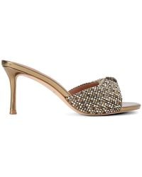 Kurt Geiger - Oxford Mules Mit Hahnentrittmuster - Lyst