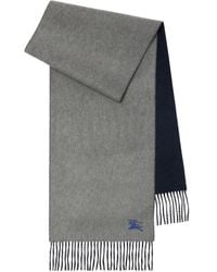 Burberry - Écharpe En Cachemire À Logo Ekd Brodé - Lyst