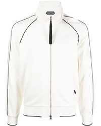 Tom Ford - Logo-patch Zip-up Jacket - Lyst
