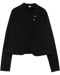 High - Arise Asymmetric-Fastening Collarless Jacket - Lyst
