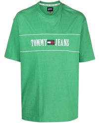 Tommy Hilfiger - Logo-print Cotton T-shirt - Lyst