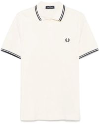 Fred Perry - Polo con logo bordado - Lyst