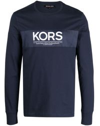 Michael Kors - Logo-tape Cotton T-shirt - Lyst