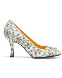 LILI CURIA - Babette Floral Buckle Pumps - Lyst