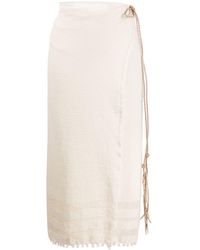 Caravana Stranddoek Met Detail Van Touw - Wit