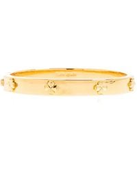 Kate Spade - Clover-Embellished Bangle Bracelet - Lyst