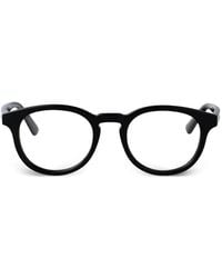McQueen - Brille Mit Ovalem Gestell - Lyst