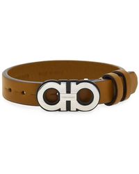 Ferragamo - Bracelet À Double Gancini - Lyst