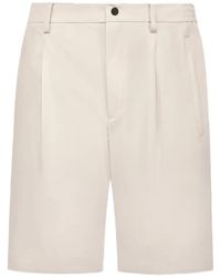 People Of Shibuya - Short Brak À Design Plissé - Lyst