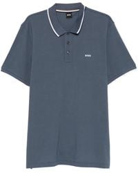 BOSS - Polo À Finitions À Logo - Lyst