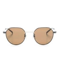dunhill - Round-Frame Metal Sunglasses - Lyst