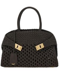 Ferragamo - Woven Hug Tote Bag - Lyst