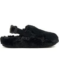 Nike - Calm Se Slingback Faux-Fur Sandals - Lyst
