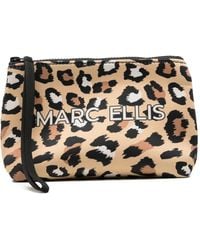 Marc Ellis - Buby Leopard-Print Clutch Bag - Lyst