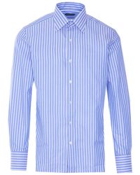 Tom Ford - Gestreept Overhemd - Lyst
