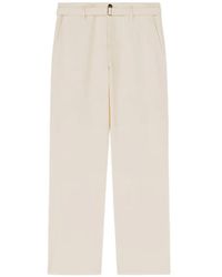 RETORI - Belted Straight-Leg Trousers - Lyst