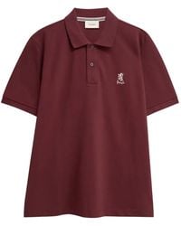 Pringle of Scotland - Embroidered-Logo Cotton-Piqué Polo Shirt - Lyst