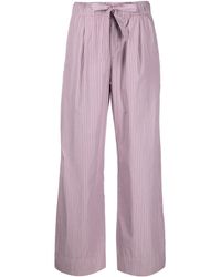 Tekla - Straight-leg Cotton Pajama Trousers - Lyst