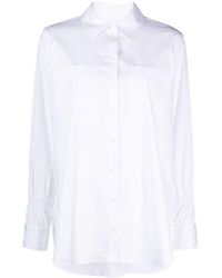 DKNY - Spread-collar Button-up Shirt - Lyst