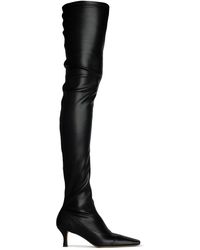 Proenza Schouler - Trap Over-The-Knee Leather Boots - Lyst