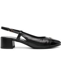 Tory Burch - Slingback-Pumps Aus Leder - Lyst