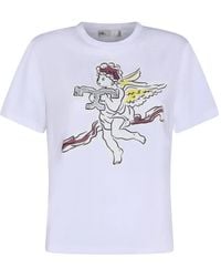 Tory Burch - T-Shirt À Imprimé Graphique - Lyst