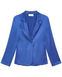 Maliparmi - Satin Single-Button Blazer - Lyst