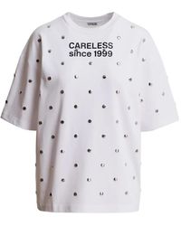 Essentiel Antwerp - Kourse Stud-Embellished T-Shirt - Lyst