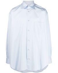 Vetements - Camisa con logo estampado y manga larga - Lyst