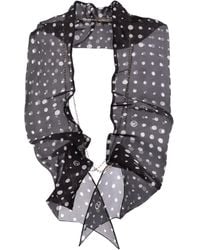 Giorgio Armani - Polka Dot Scarf - Lyst